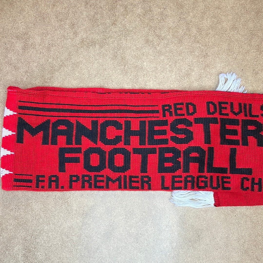 Manchester United 1993/1994 Champions Scarf - Excellent Condition