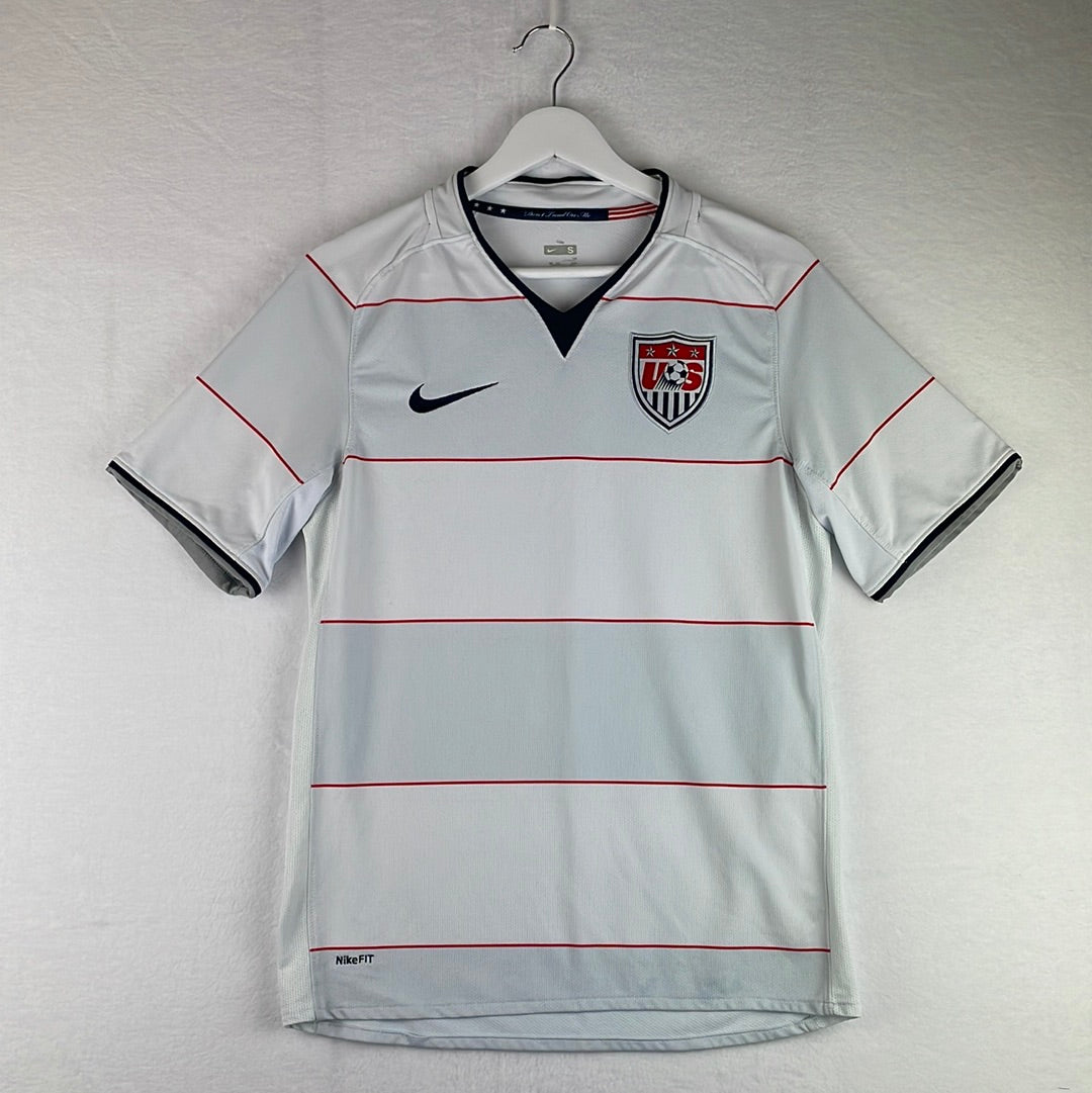 USA 2008/2009 Home Shirt - Small Adult - Very Good Condition - USA Jersey
