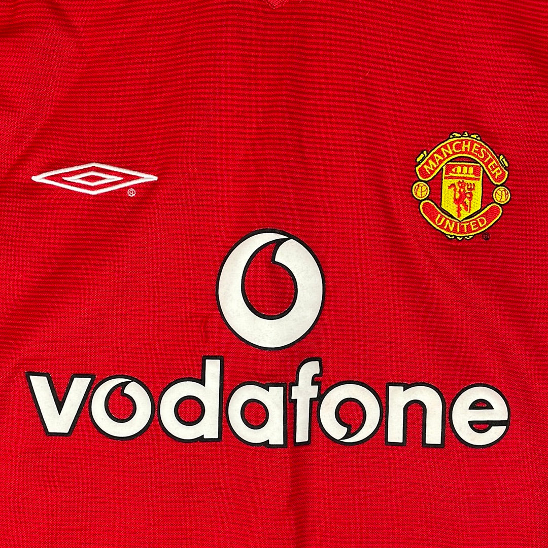 Manchester United 2000/2001 Youth Home Shirt - Very Good Condition - Fits Small Adult